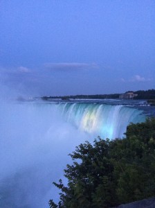 Niagara at night